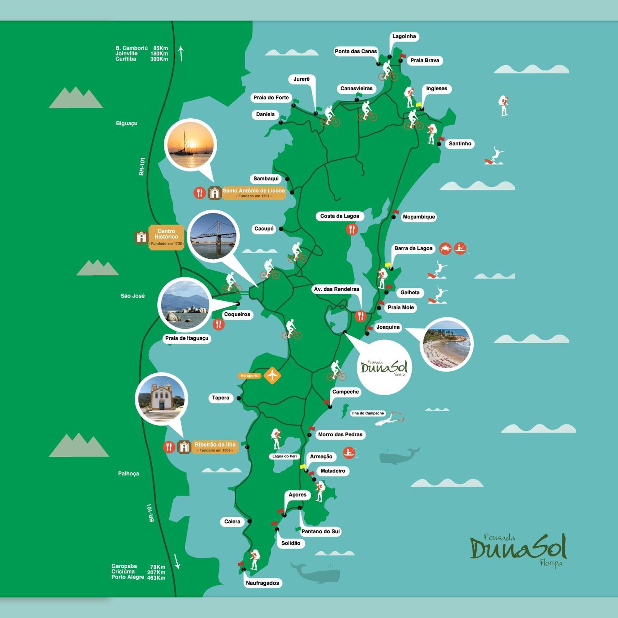 Pousada Dunasol Floripa Florianopolis Bagian luar foto